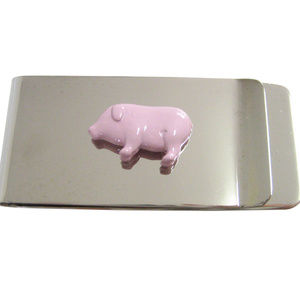 Pink Full Pig Money Clip - image 1